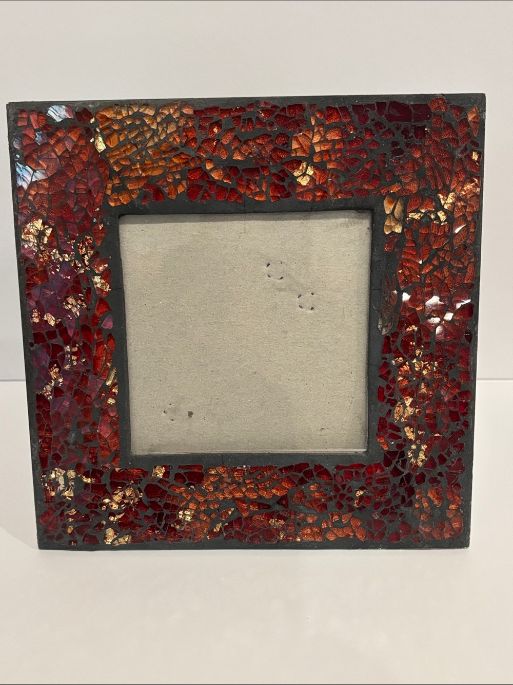 Decorative Red Mosaic Picture Frame